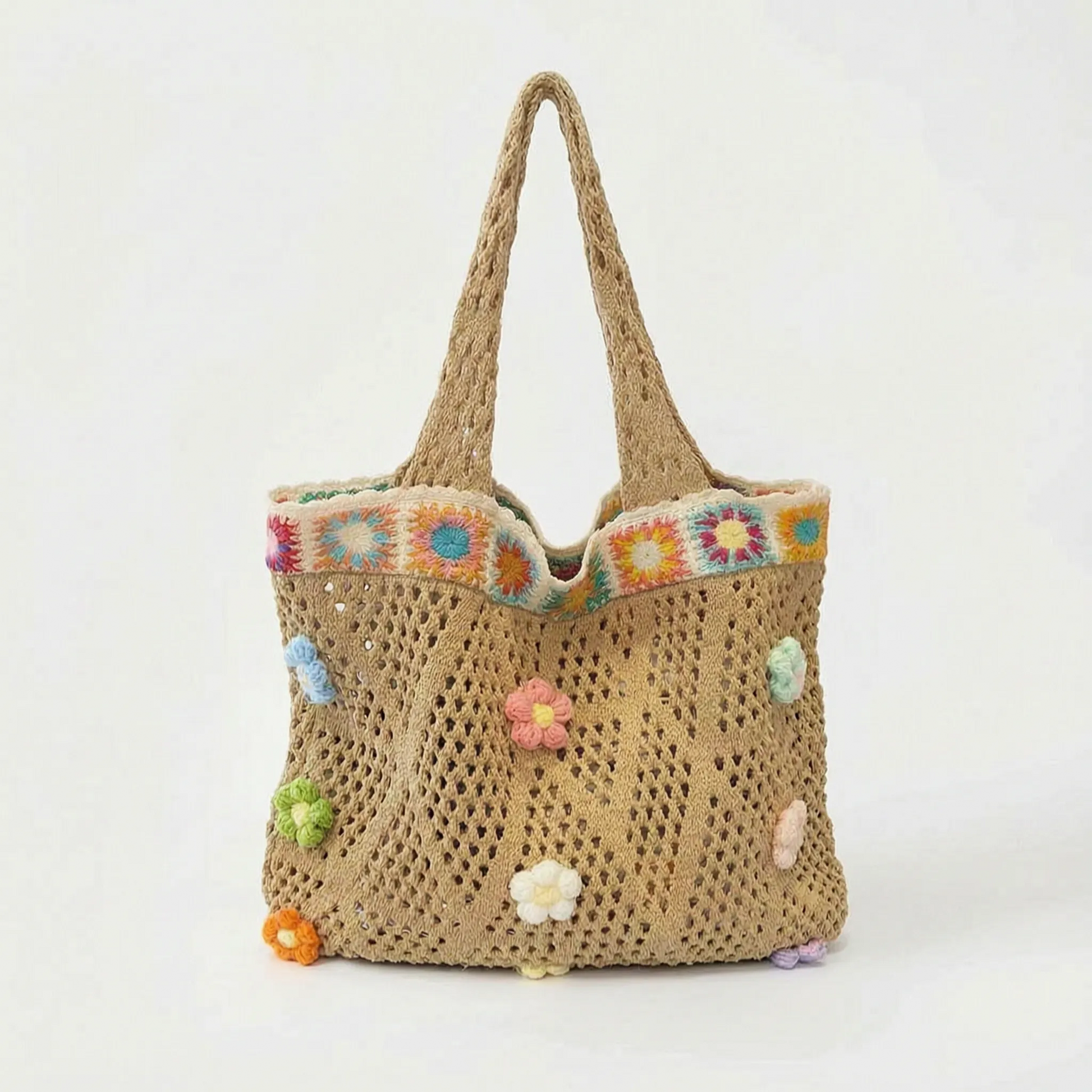 Casual Floral Tote Bag - Florinta