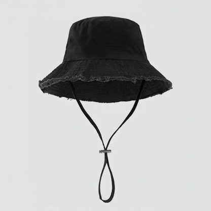 Casual Frayed Bucket Hat - Fraylin