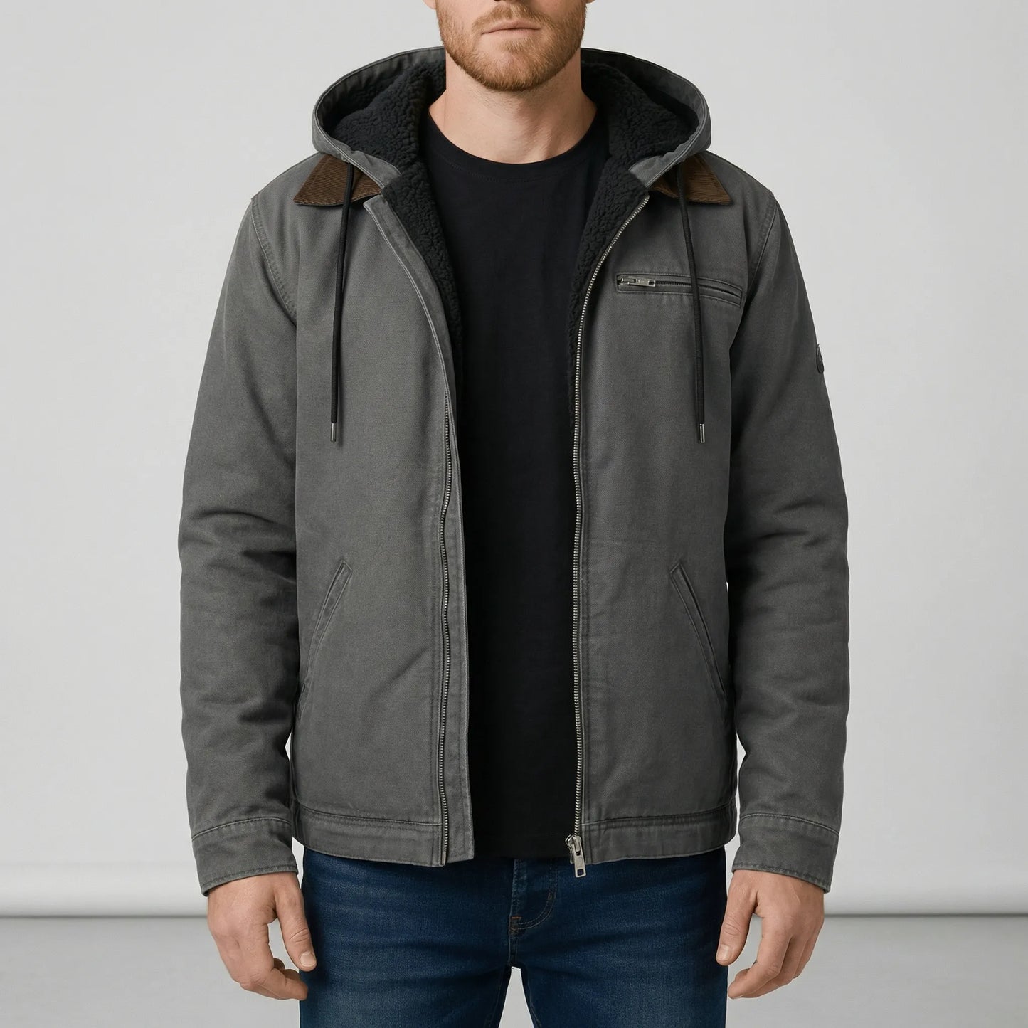 Casual Hooded Light Jacket For Layering - Yves