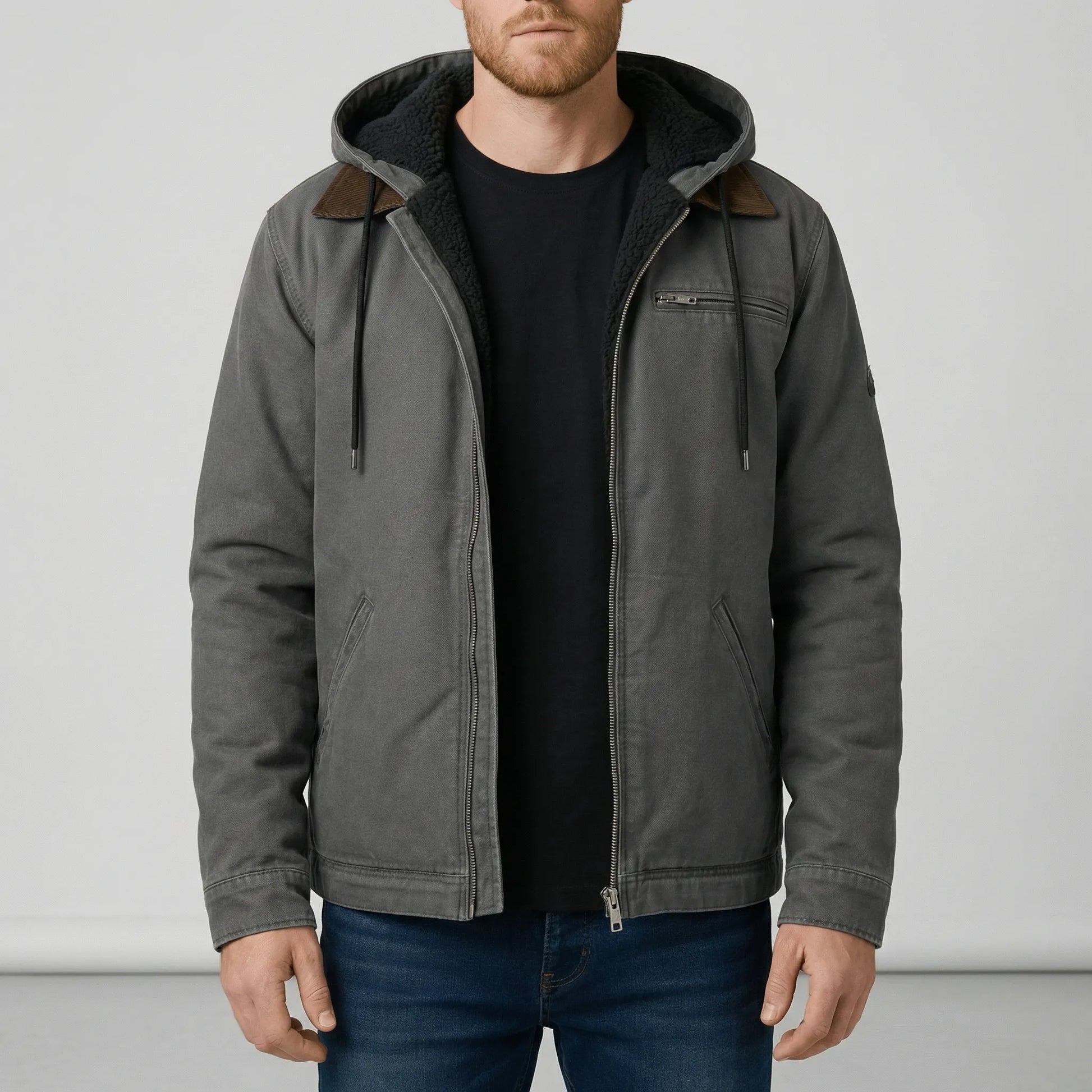 Casual Hooded Light Jacket For Layering - Yves