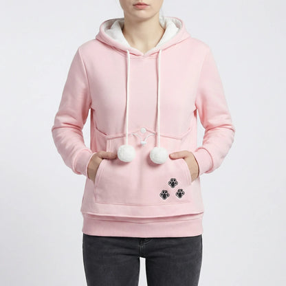 Casual Jumper With Hood - Collien