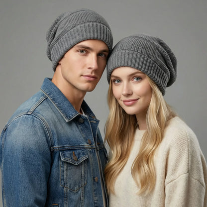 Casual Slouchy Knitted Beanie - Charlie