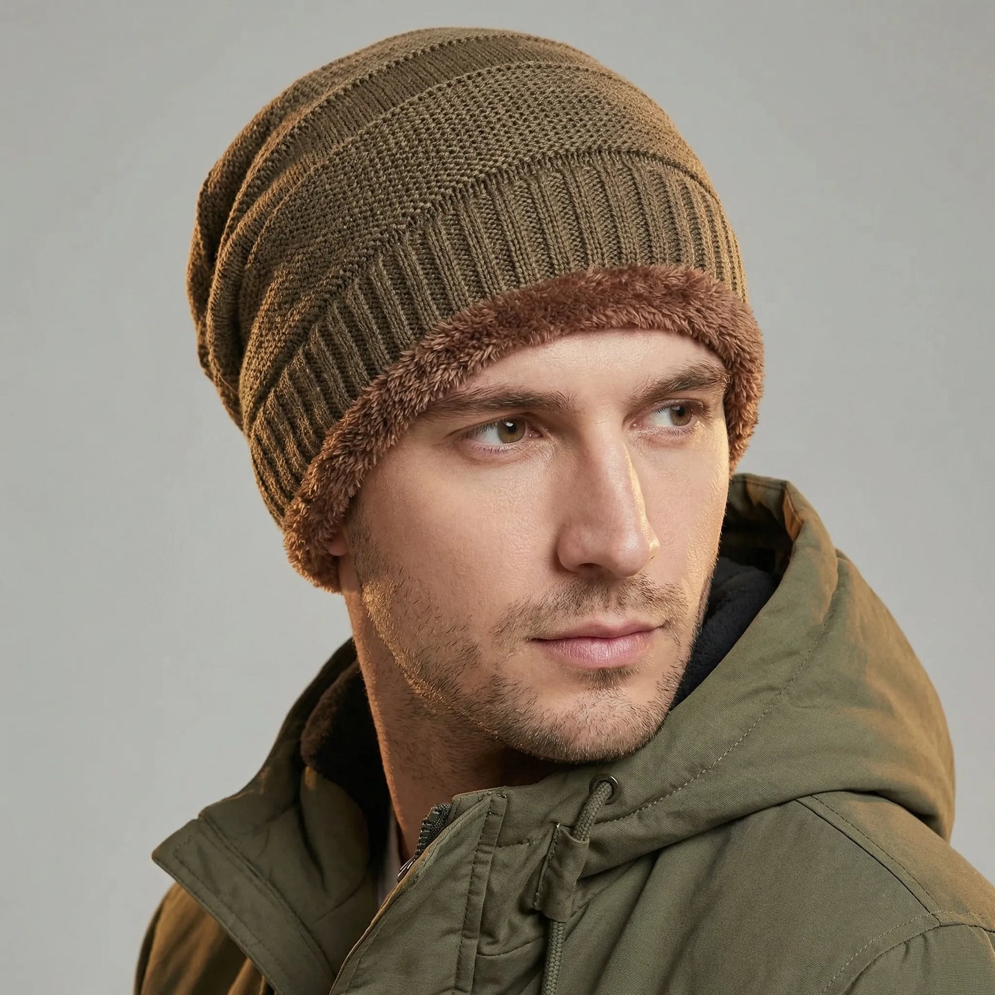 Casual Slouchy Knitted Beanie - Charlie