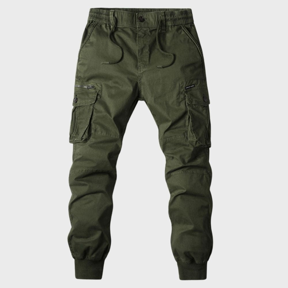 Casual Sports Trousers With Side Cargo Pockets - Lance