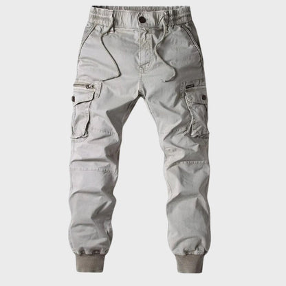 Casual Sports Trousers With Side Cargo Pockets - Lance