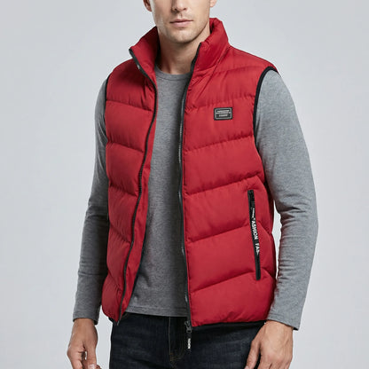 Casual Zip-Front Gilet Jacket - Leandro