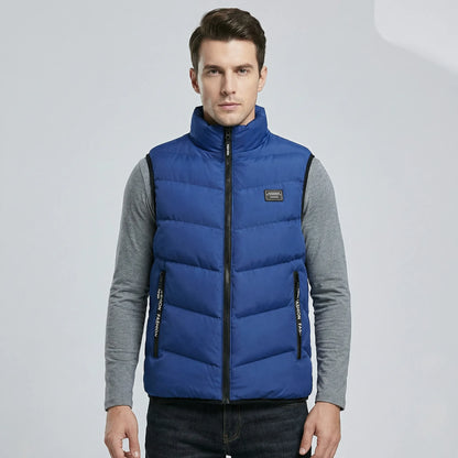 Casual Zip-Front Gilet Jacket - Leandro