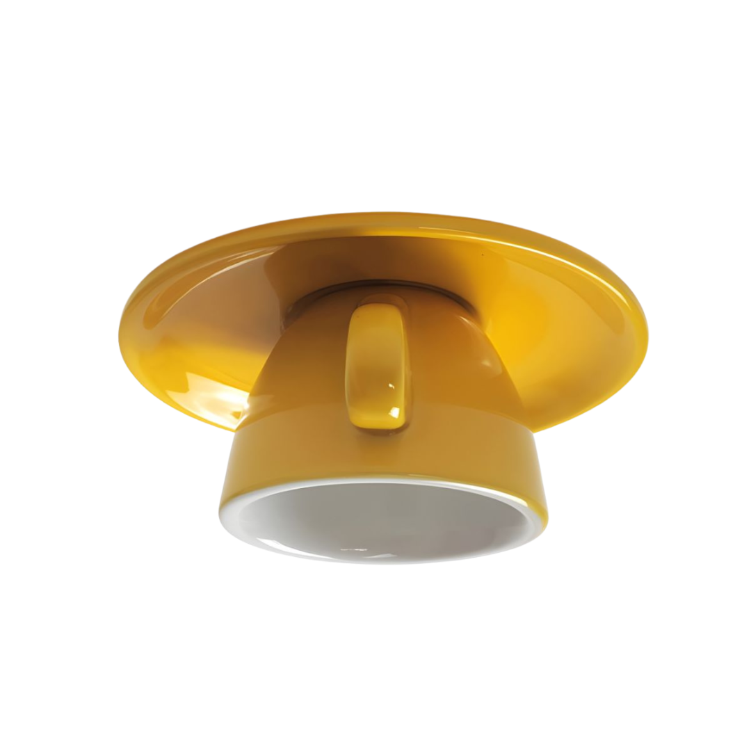 CeramiLux Morandi Coffee Cup Ceiling Light – CeramiLux