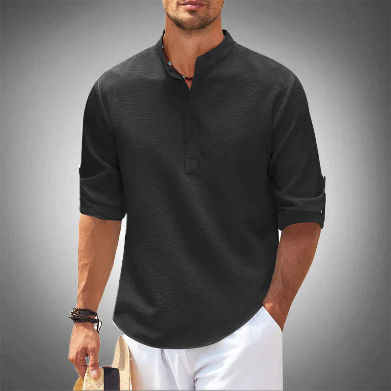 Men's Autumn Breathable Long-Sleeve Casual Shirt - Luca