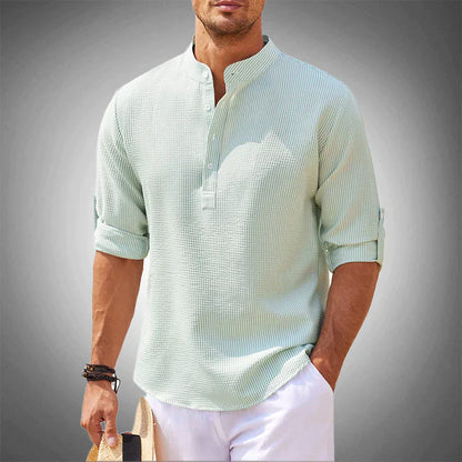 Men's Autumn Breathable Long-Sleeve Casual Shirt - Luca