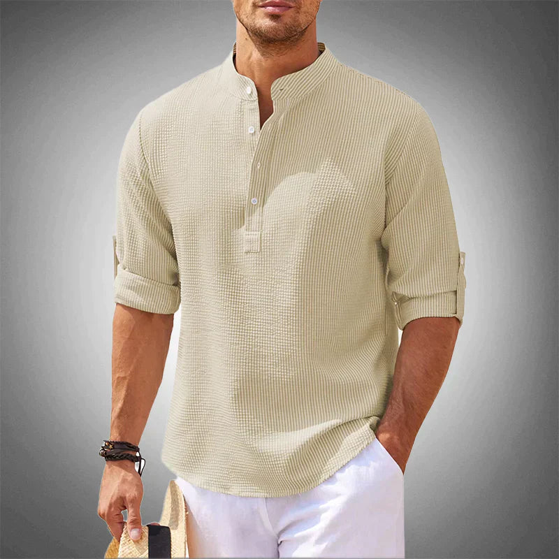Men's Autumn Breathable Long-Sleeve Casual Shirt - Luca
