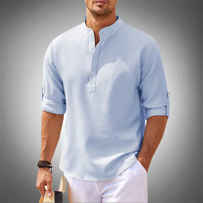 Men's Autumn Breathable Long-Sleeve Casual Shirt - Luca