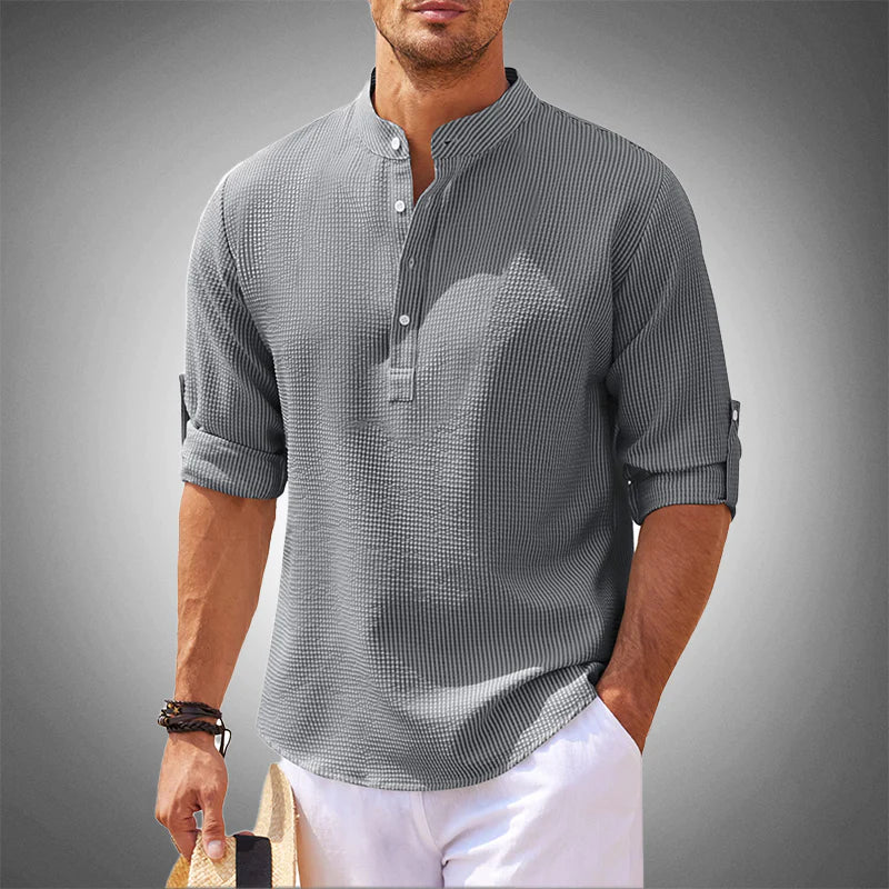 Men's Autumn Breathable Long-Sleeve Casual Shirt - Luca