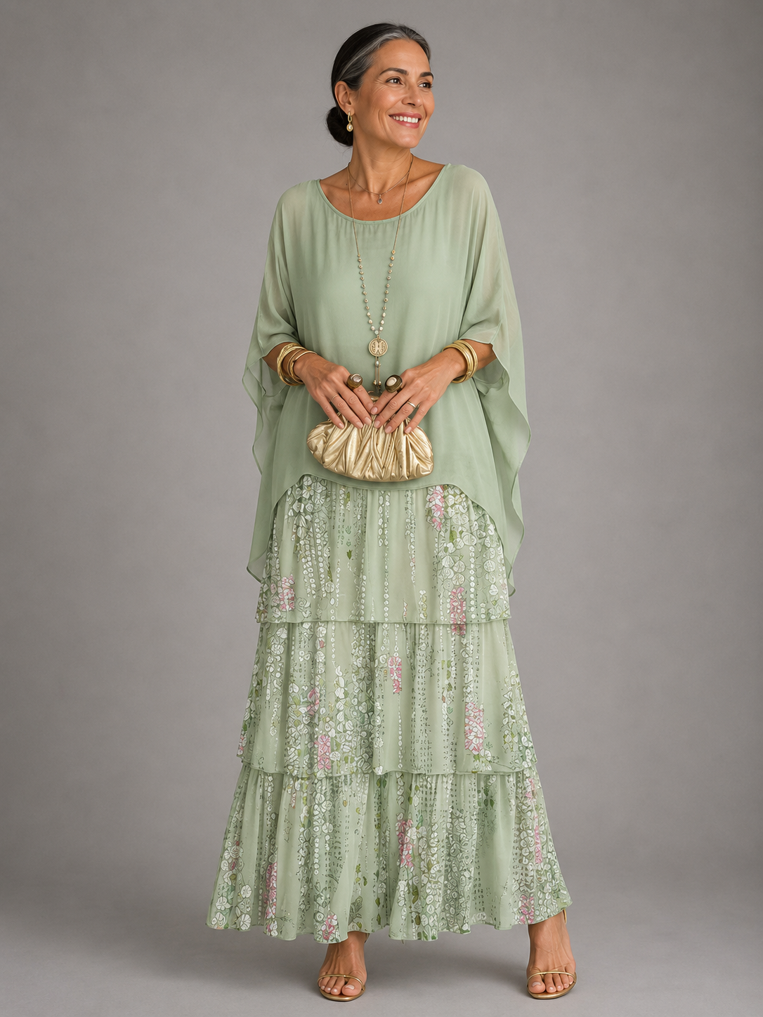 Elegant Flowing Maxi Dress 12