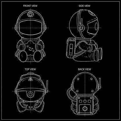Astronaut Galaxy Projector 16
