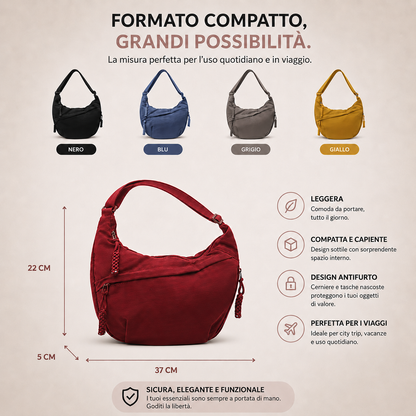 Crescent Shoulder Bag – Sustainable Nylon with Adjustable Strap 2