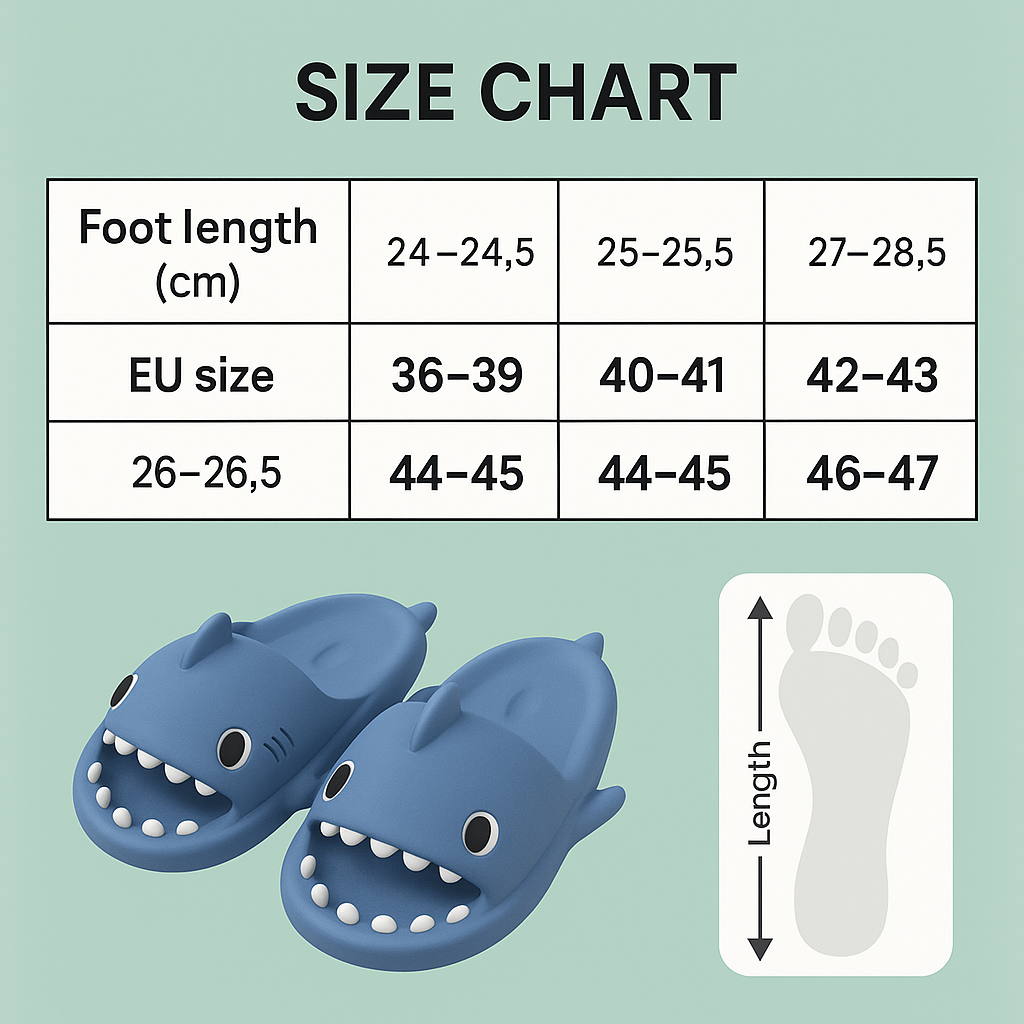 Trendy SoftSteps Sharkies Slipper – Soft, Cushioned