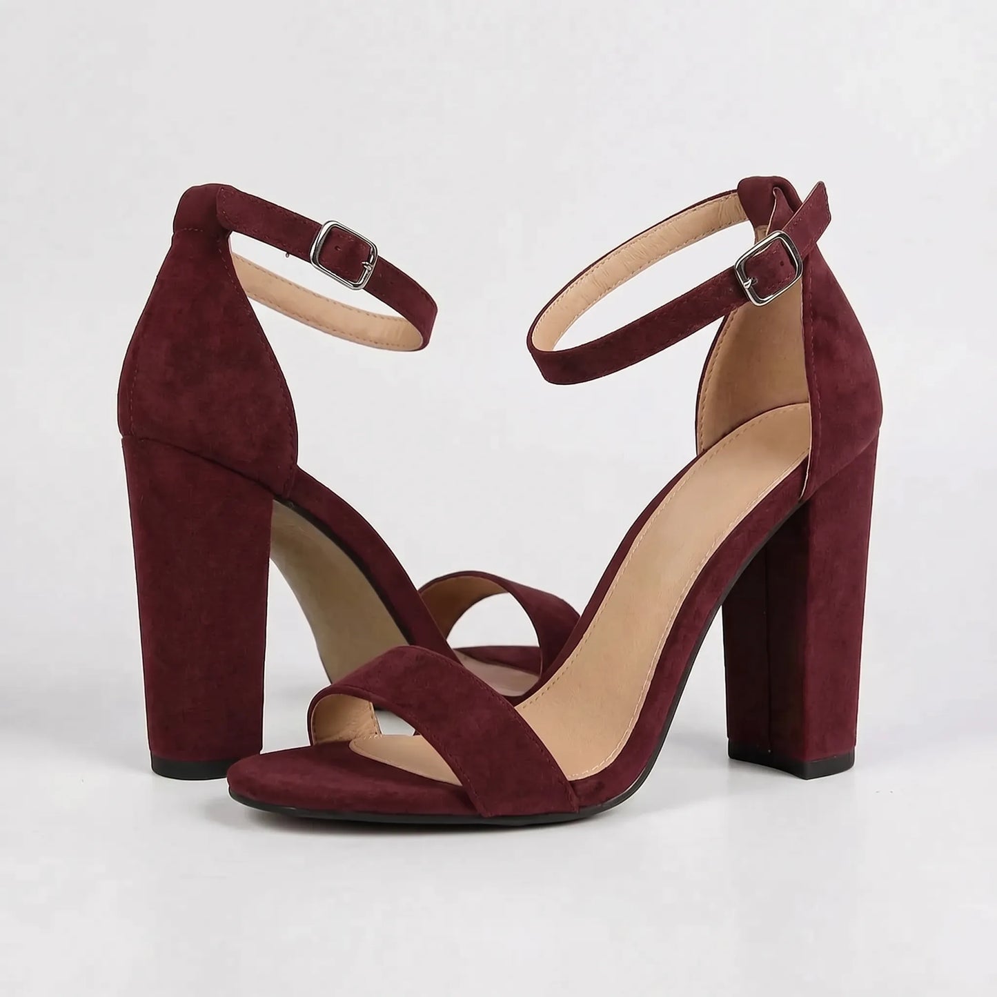 Chunky Heel Summer Party Sandals - Gloria