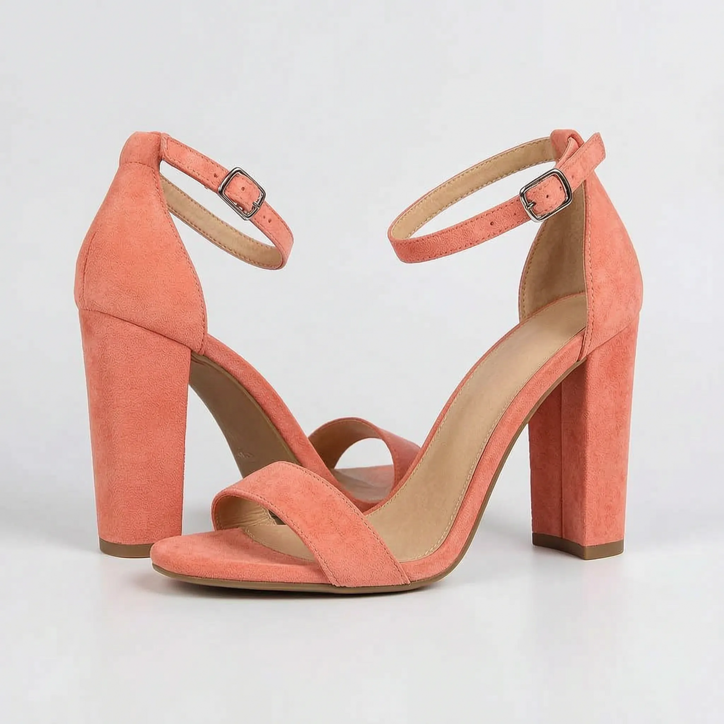 Chunky Heel Summer Party Sandals - Gloria
