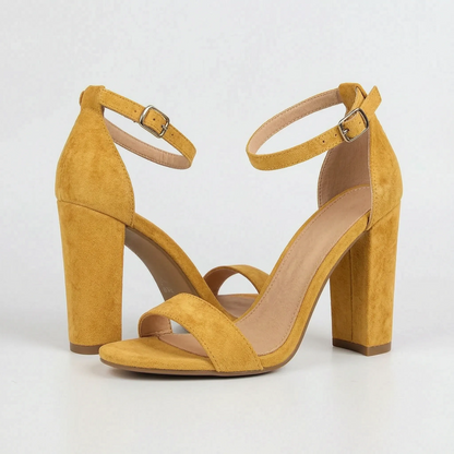 Chunky Heel Summer Party Sandals - Gloria