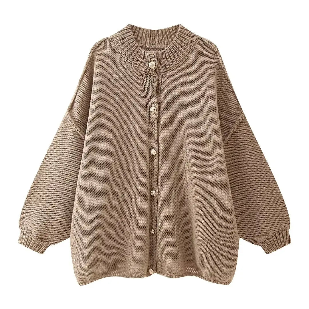 Chunky Oversized Women's Cardigan - Carolyn