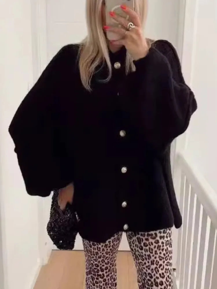 Chunky Oversized Women's Cardigan - Carolyn