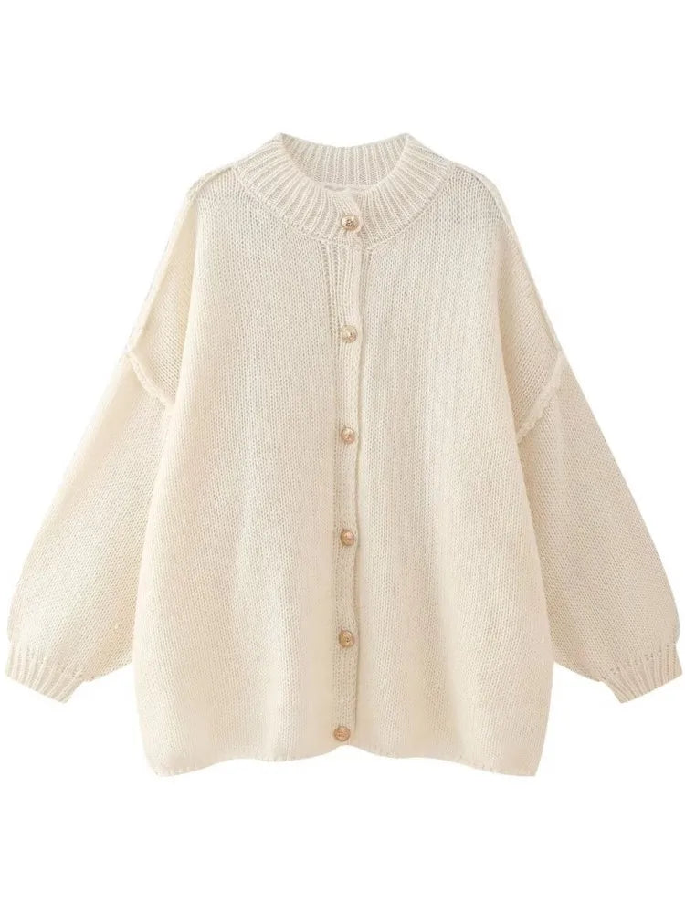 Chunky Oversized Women's Cardigan - Carolyn