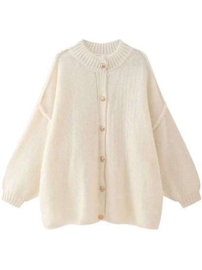 Chunky Oversized Women's Cardigan - Carolyn