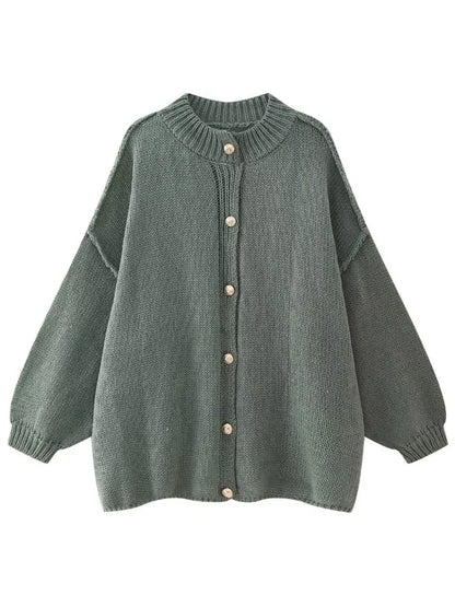 Chunky Oversized Women's Cardigan - Carolyn