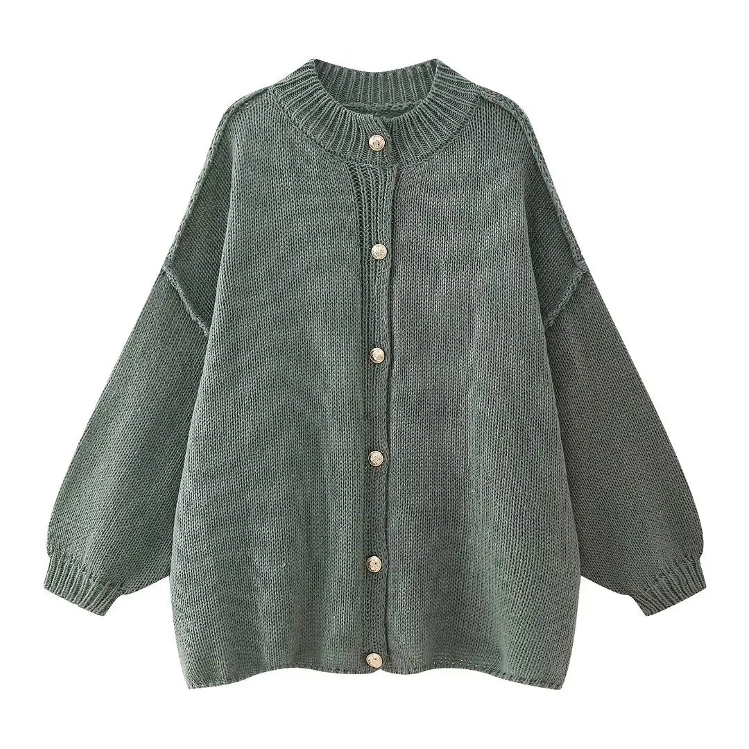 Chunky Oversized Women's Cardigan - Carolyn