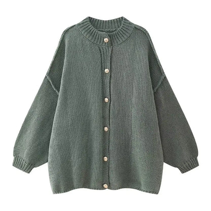 Chunky Oversized Women's Cardigan - Carolyn
