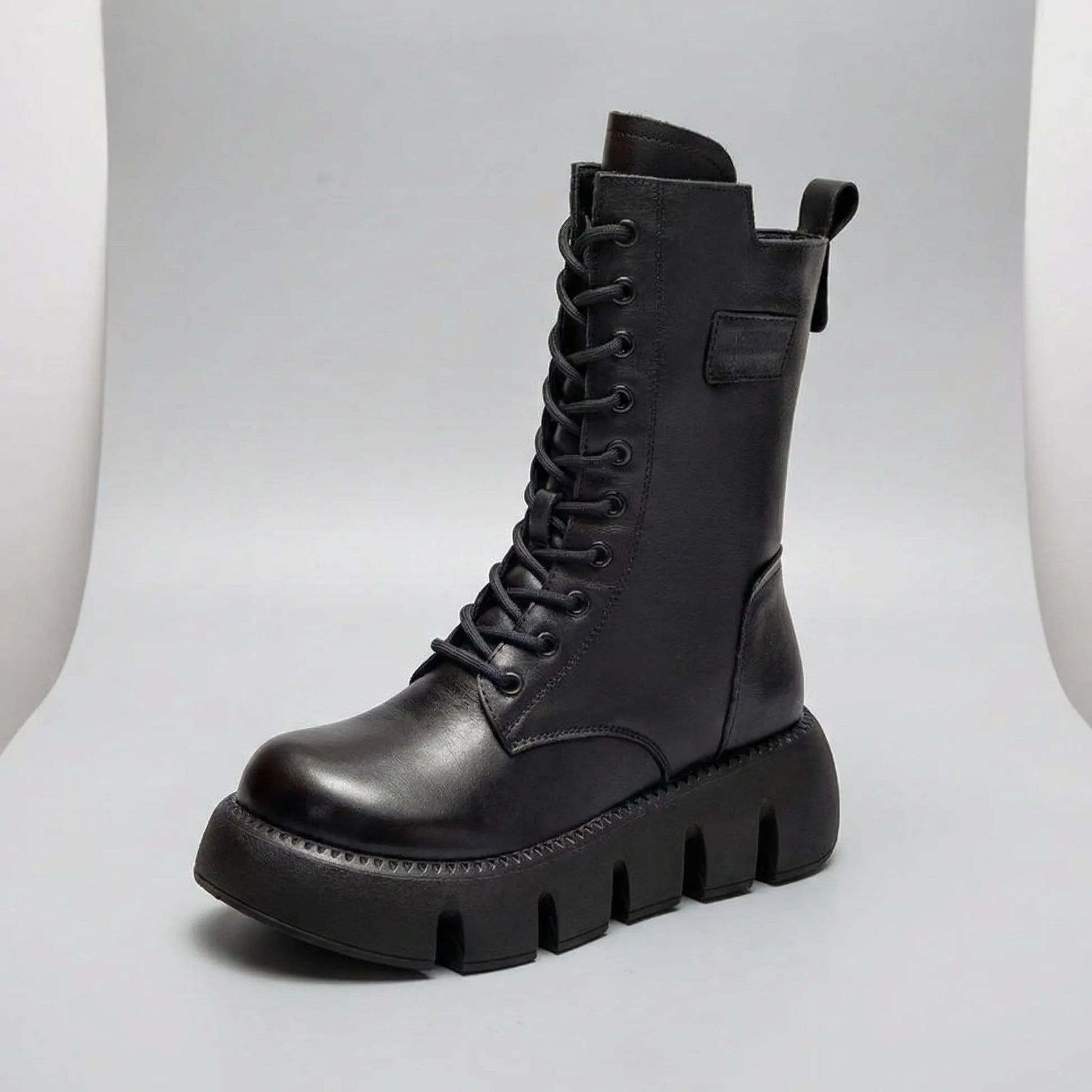 Chunky Platform Combat Boots - Marla