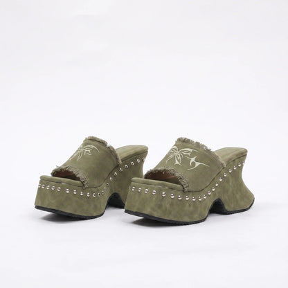 Chunky Platform Mules - Tami