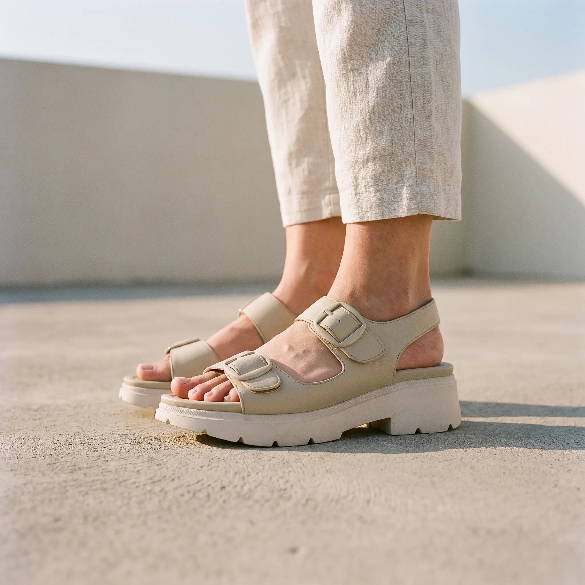 Chunky Platform Sandals - Renee