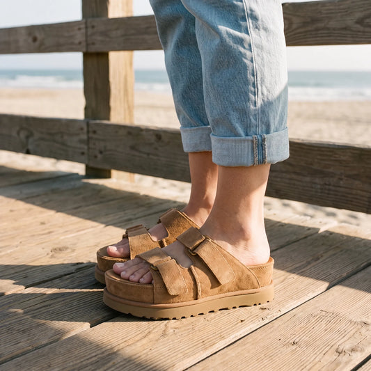 Chunky Platform Slip-On Sandals - Josefina