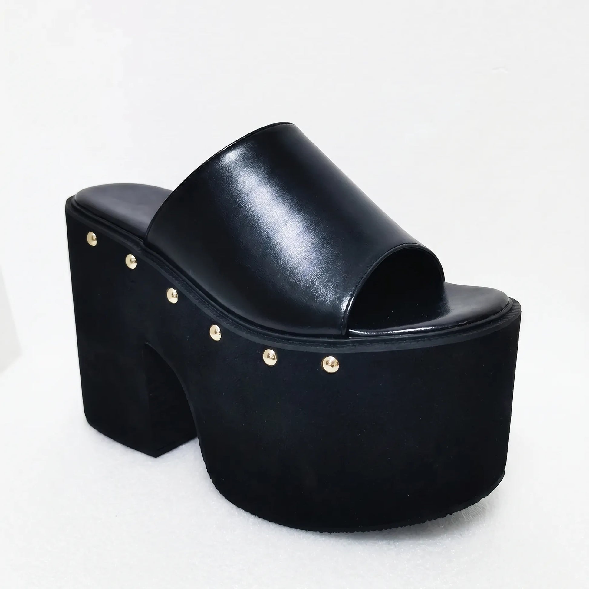 Chunky Platform Slip-On Sandals - Nicole