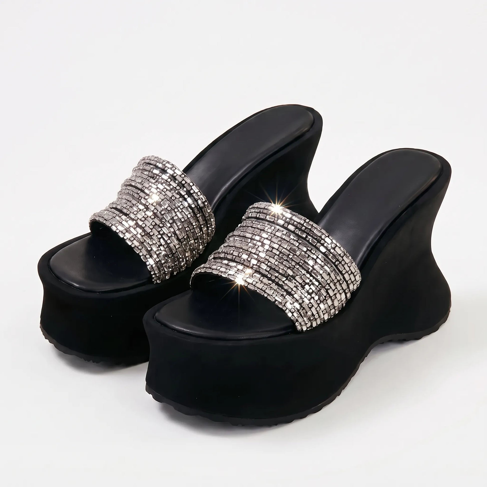 Chunky Platform Wedge Sandals - Dianna