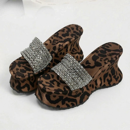 Chunky Platform Wedge Sandals - Dianna