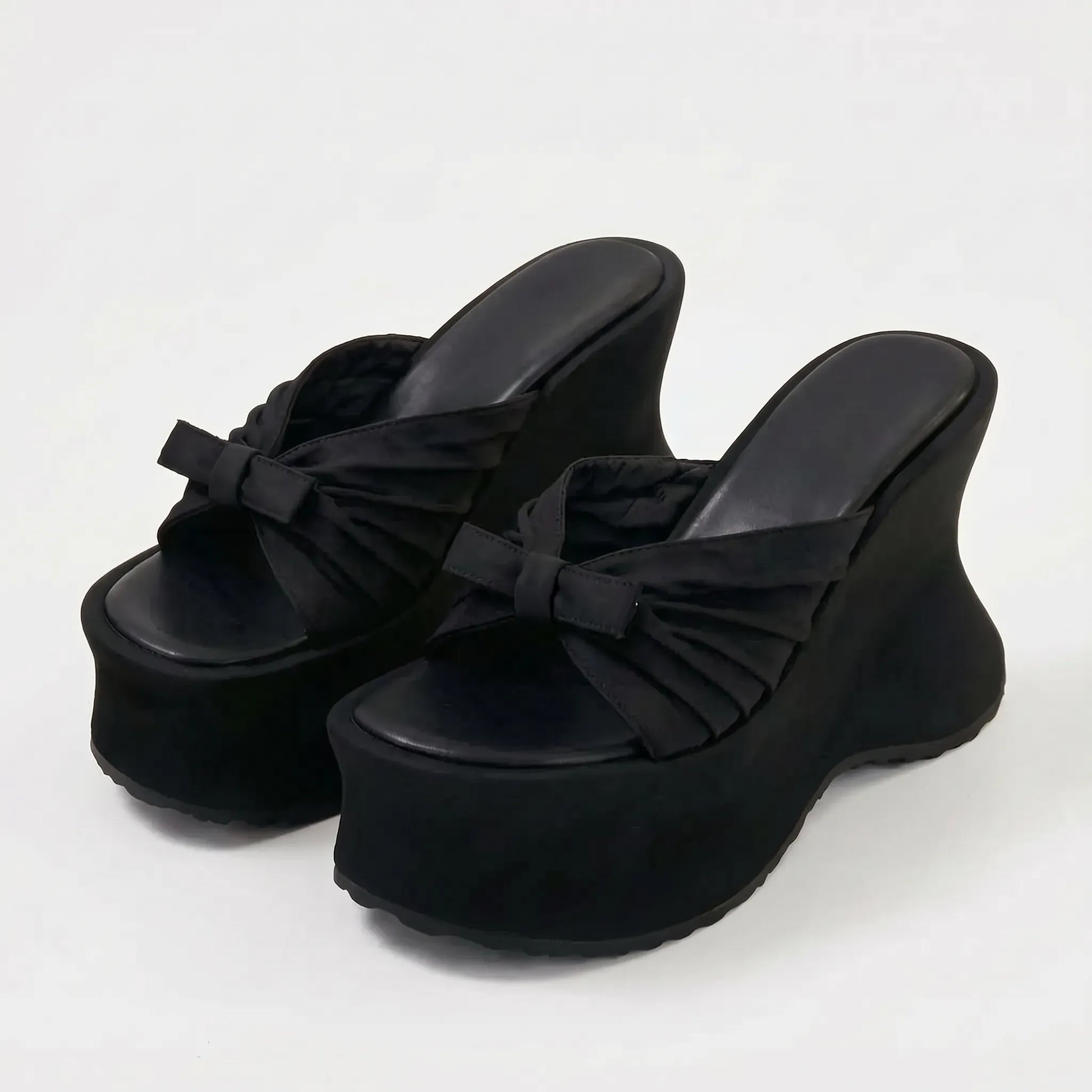 Chunky Platform Wedge Sandals - Dianna