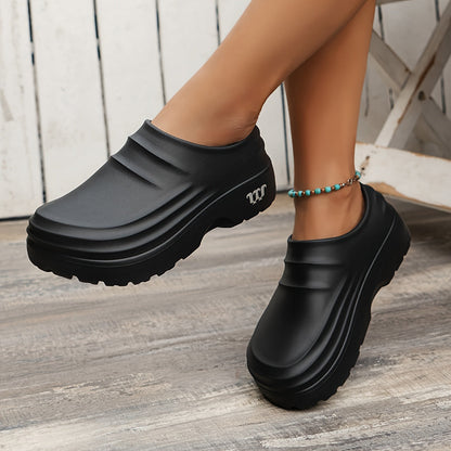Chunky Sole Slip-On Clog - Douglas