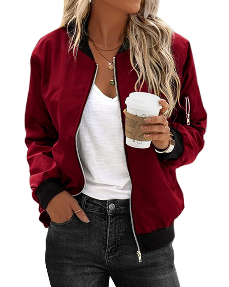 Vintage Bomber Jacket - Everly