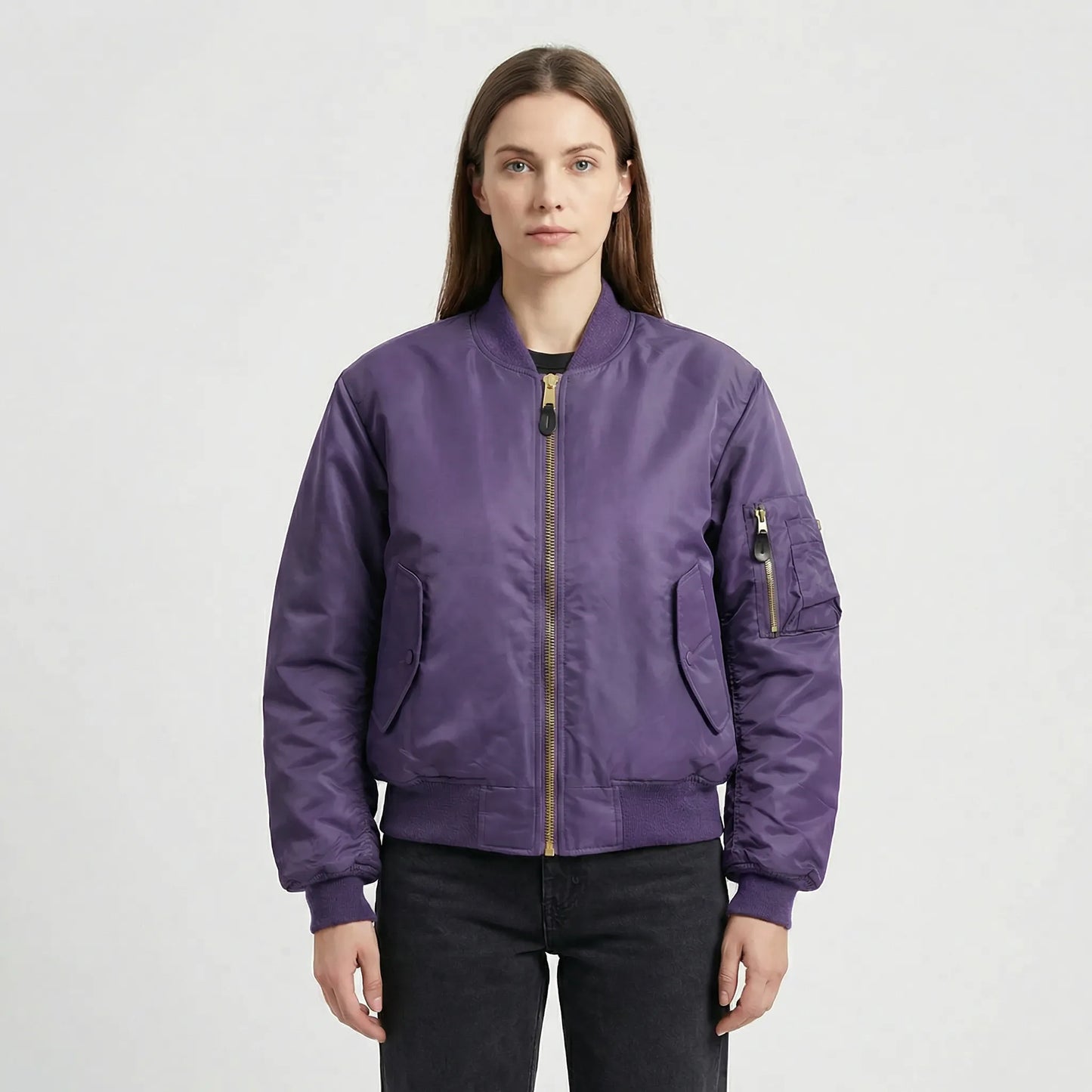 Classic Bomber Jacket Design - Nicole