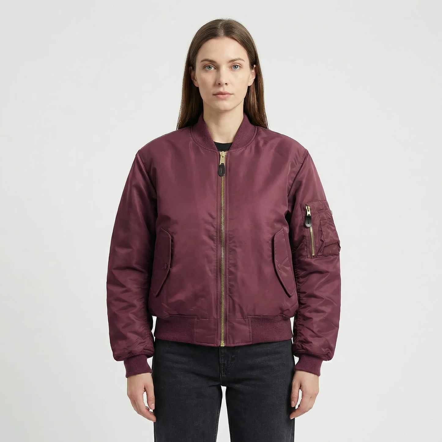 Classic Bomber Jacket Design - Nicole