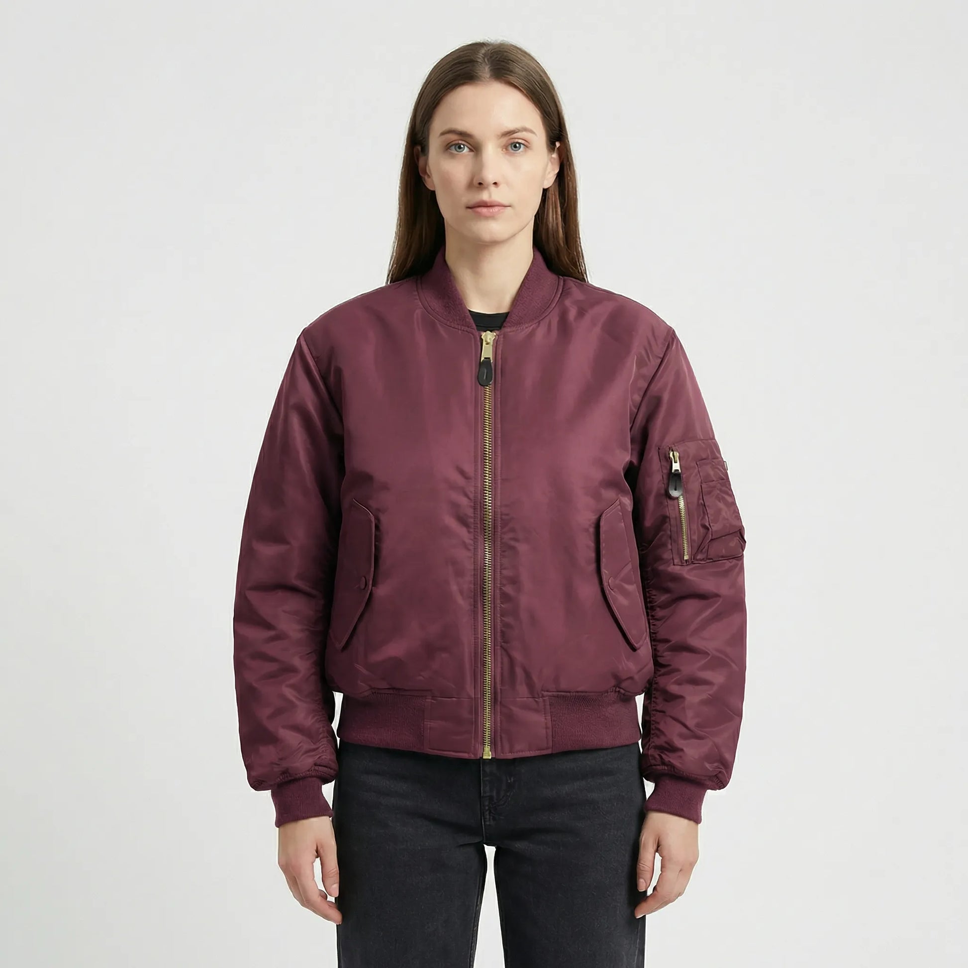 Classic Bomber Jacket Design - Nicole