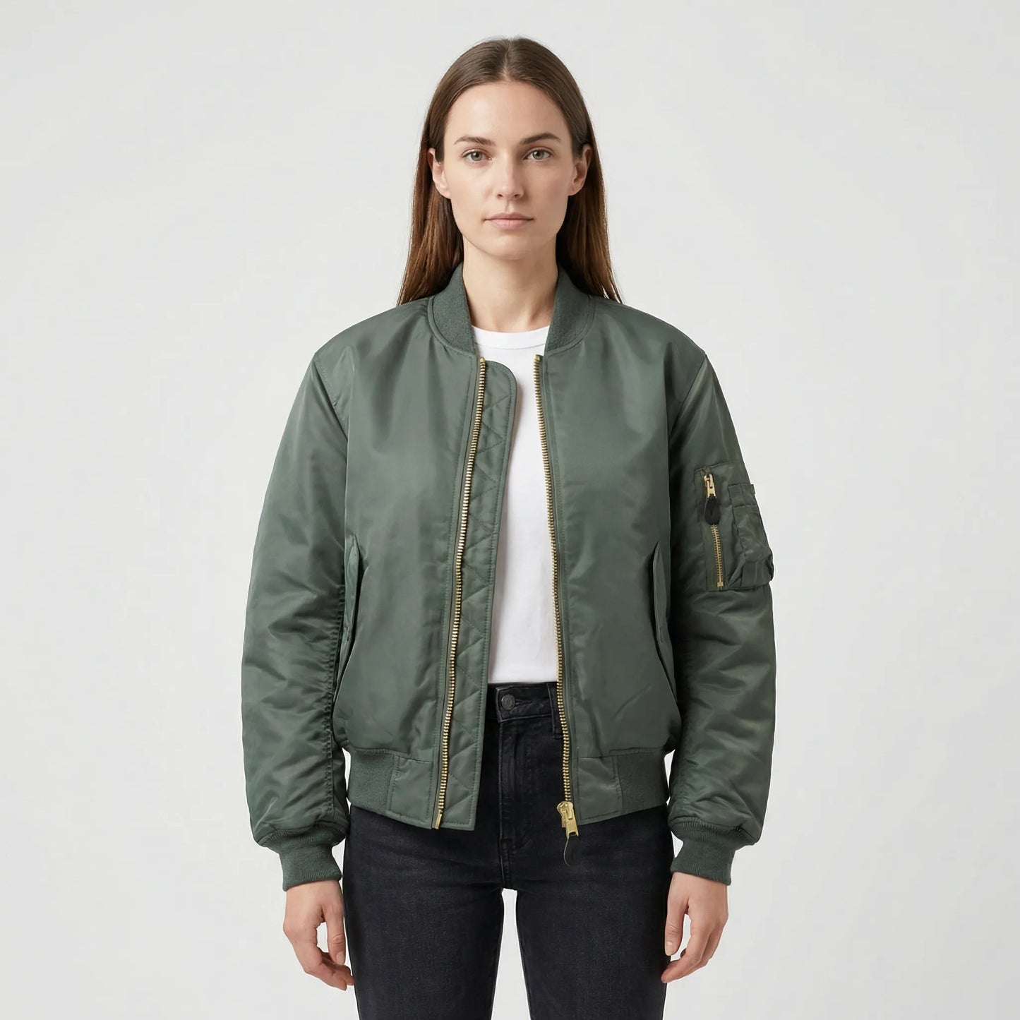 Classic Bomber Jacket Design - Nicole