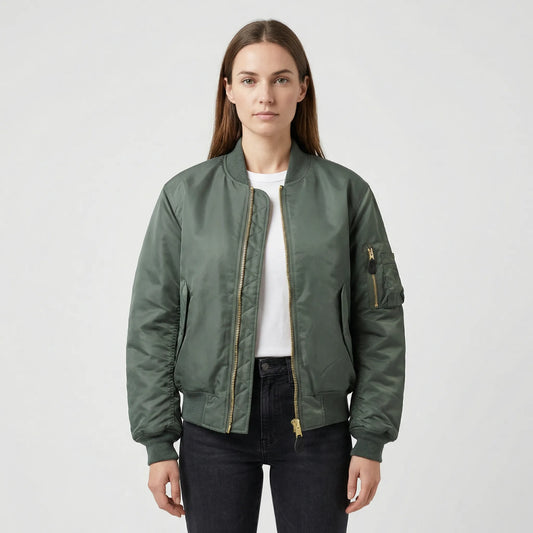 Classic Bomber Jacket Design - Nicole