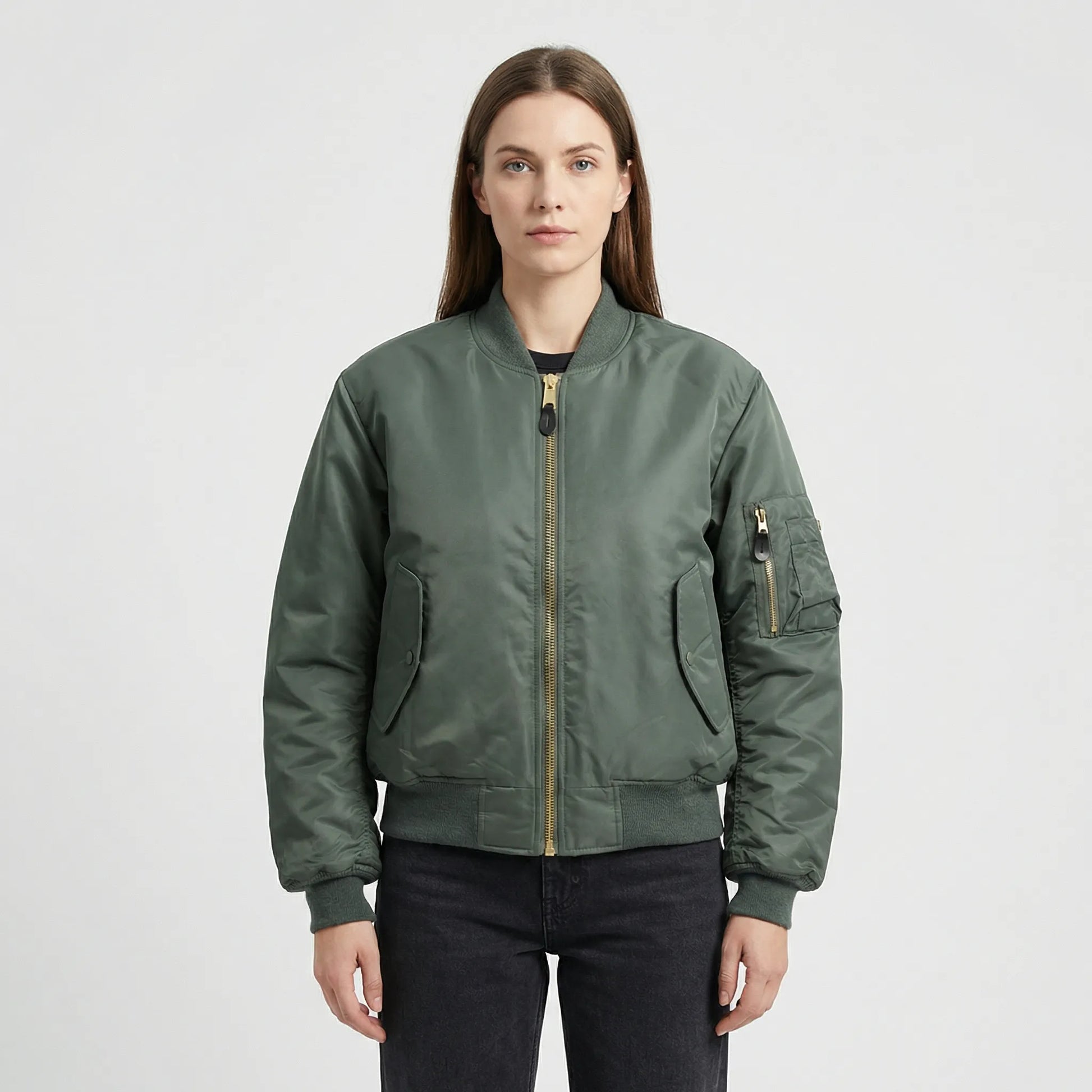 Classic Bomber Jacket Design - Nicole