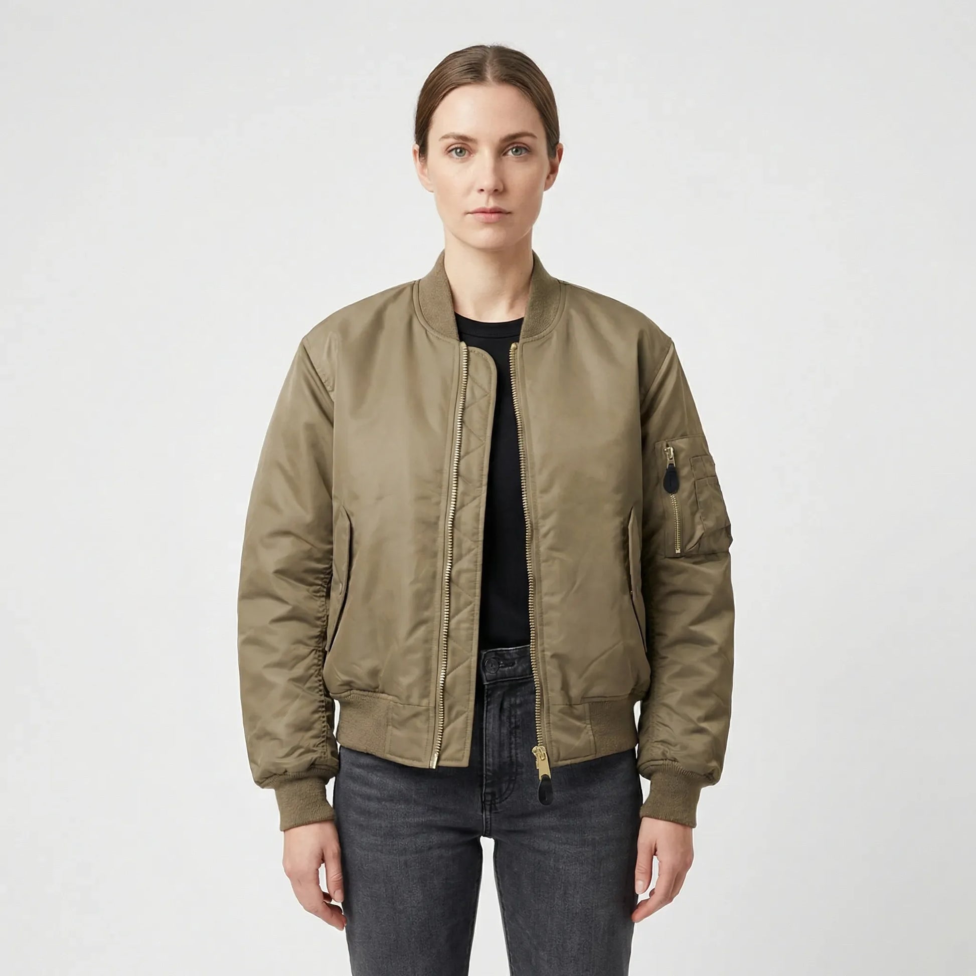 Classic Bomber Jacket Design - Nicole