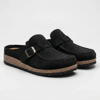 Classic Buckle-Detail Slip-On Loafer - Sheila