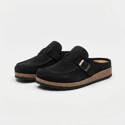 Classic Buckle-Detail Slip-On Loafer - Sheila